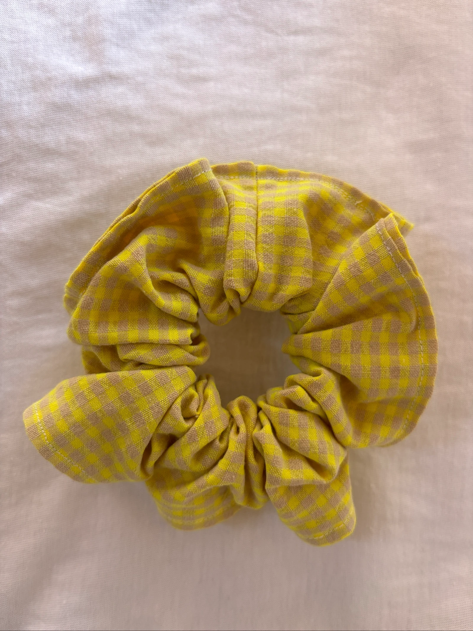Lot de 3 chouchous/élastiques vichy fluo – photo 6